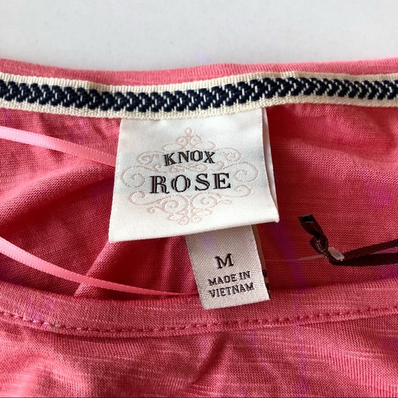 Knox Rose-NWT Floral Blue and Pink Top| - Picture 4 of 4